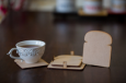 Bread Shaped Coasters ( Set Of 4 )