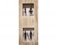 Wooden Frame with Dancing Figurines