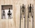 Wooden Frame with Dancing Figurines