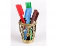 Glass Shaped Pen Stand