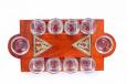 Shot Tray Triangular Jaali
